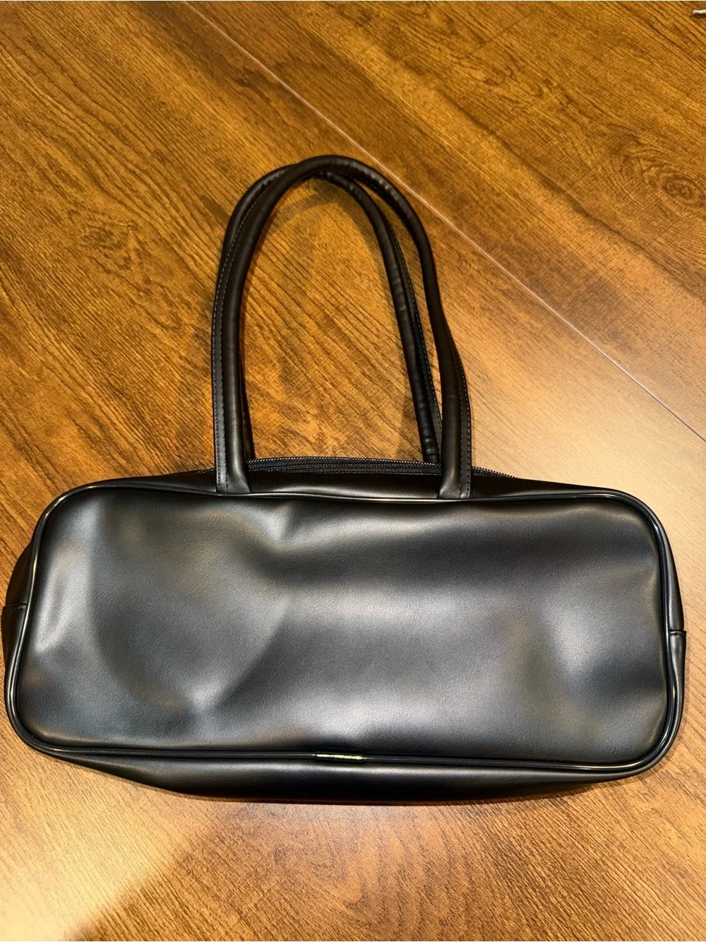 Adidas Black Beaded-Trim Shoulder Bag AIRLINER ELONGATED BAG WITH BEADS NWT - Picture 7 of 9